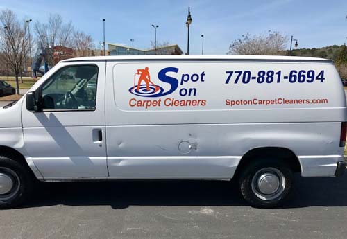 Spot On Carpet Cleaning Van